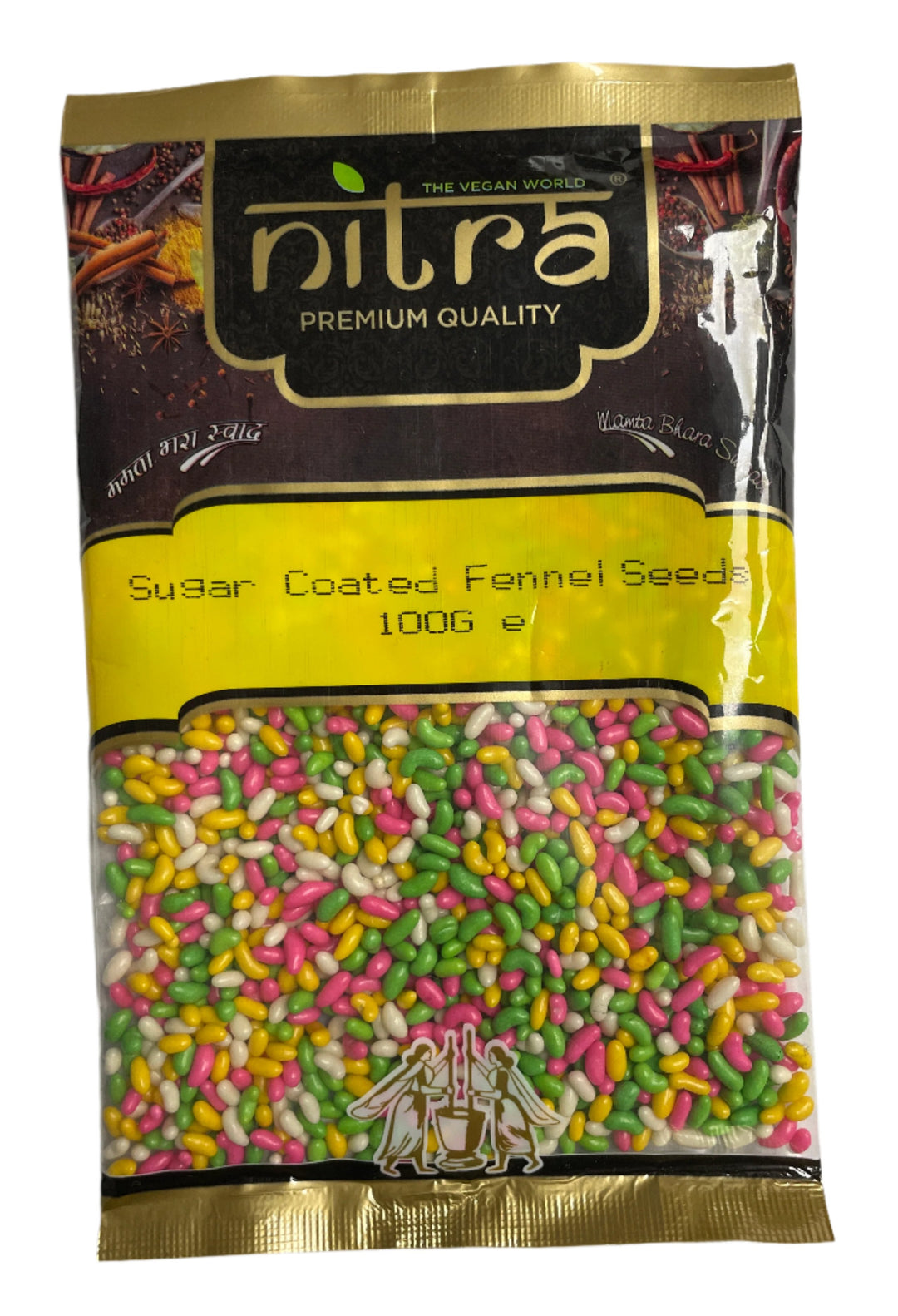 Nitra Sugar Coated Fennel Seeds 100g