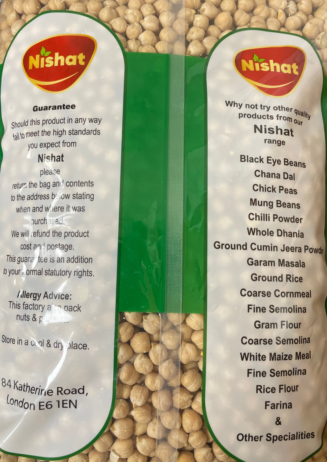 Nishat Chick Peas White Chana 2Kg