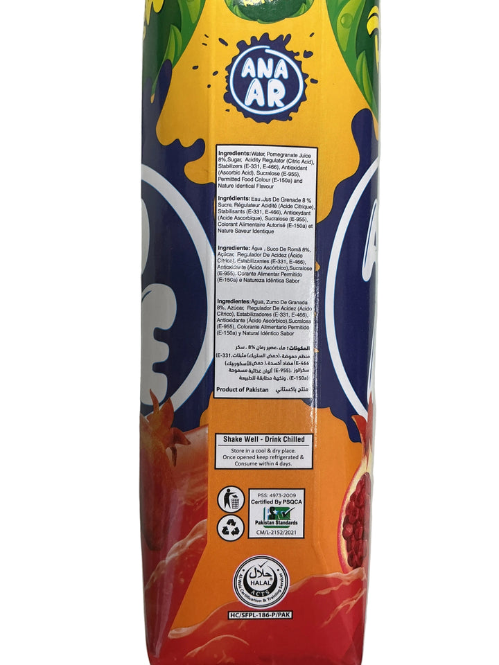 Refresh Fruit Drink Anaar 1ltr