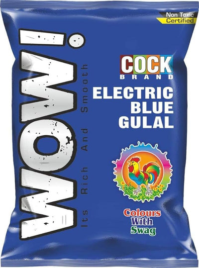 Murga Chaap Electric Blue Gulal Holi Colours 80g