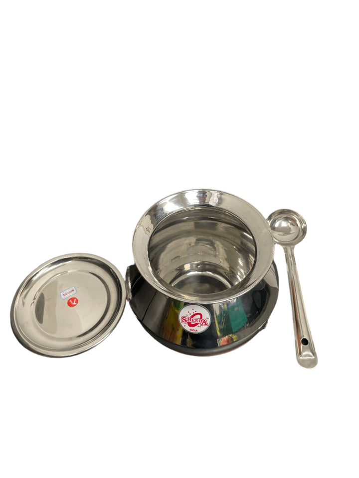 Pongal Kit Panai Steel Copper Finish