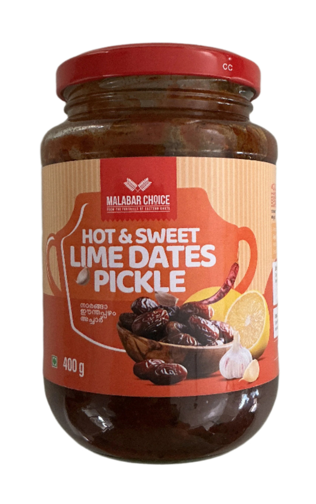 Malabar Choice Pickle Hot & Sweet Lime Dates 400g