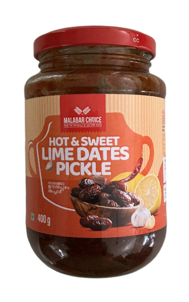 Malabar Choice Pickle Hot & Sweet Lime Dates 400g