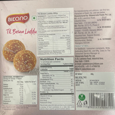 Bikano Till Besan Laddu 400g