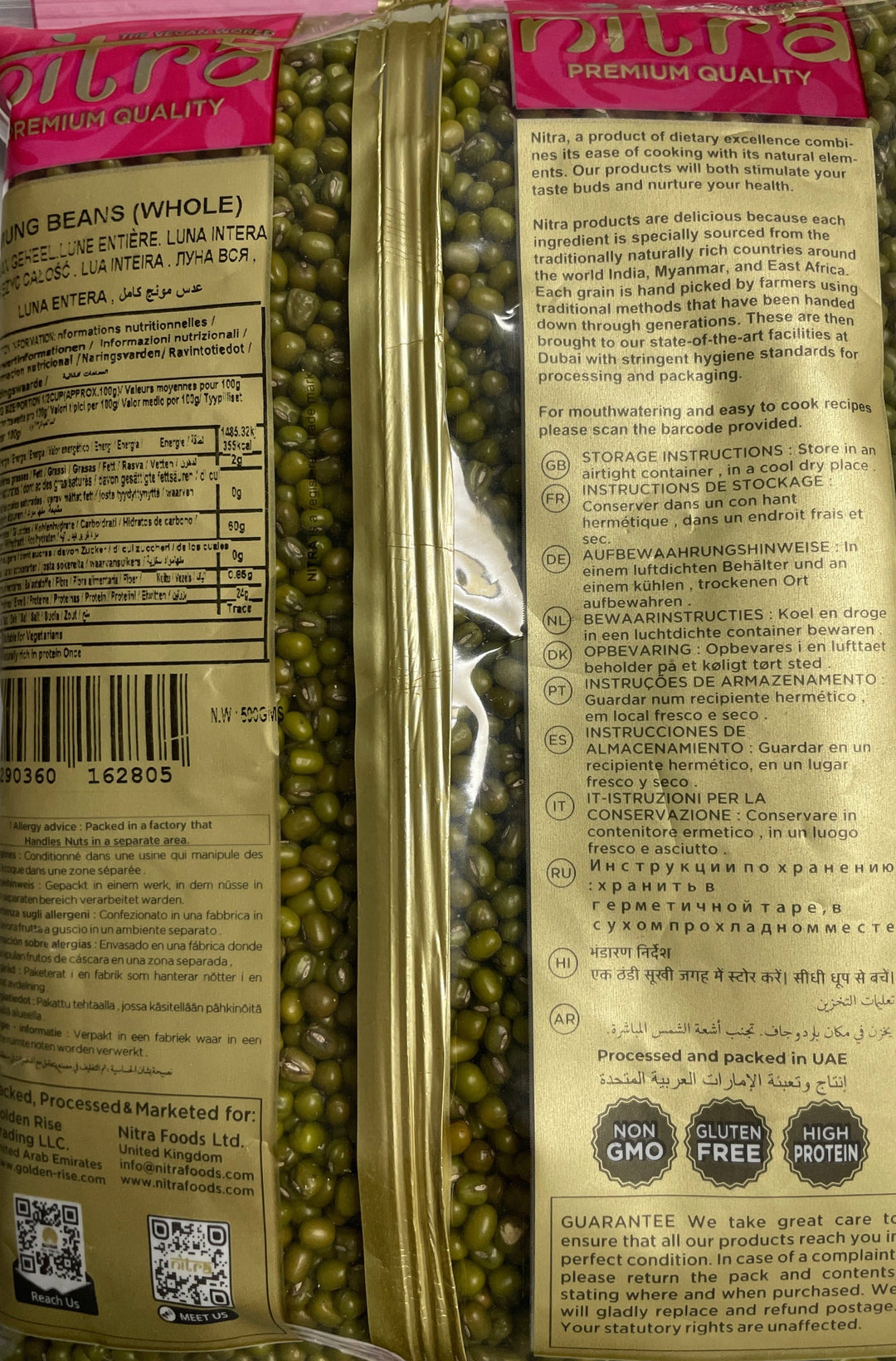 Nitra Beans Mung Whole 500g Buy 1 Get 1 Free Mix &amp; Match