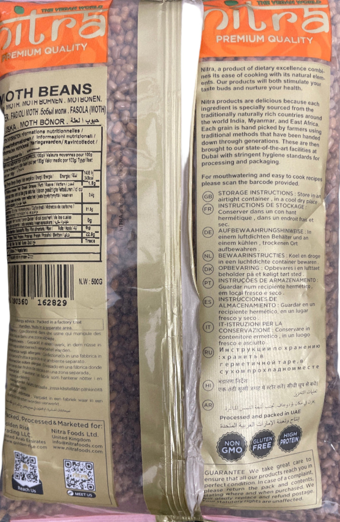 Nitra Beans Moth 500g Buy 1 Get 1 Free Mix &amp; Match