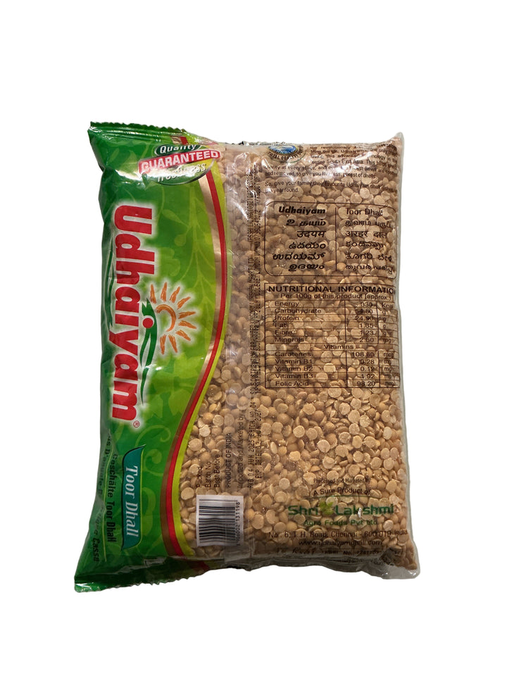 Udhaiyam Lentils Toor Dall 1Kg