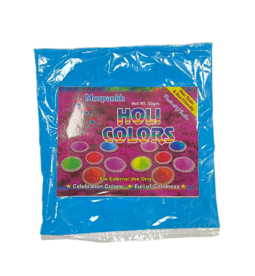 Holi Colours Organic Non Toxic & Eco Friendly 50g Blue Mix & Match Buy 1 Get 1 Free