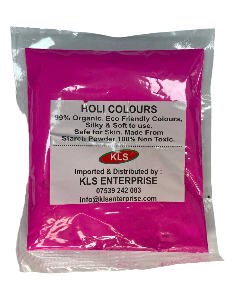 Holi Colours Organic Non Toxic & Eco Friendly 100g Magenta Mix & Match Buy 1 Get 1 Free
