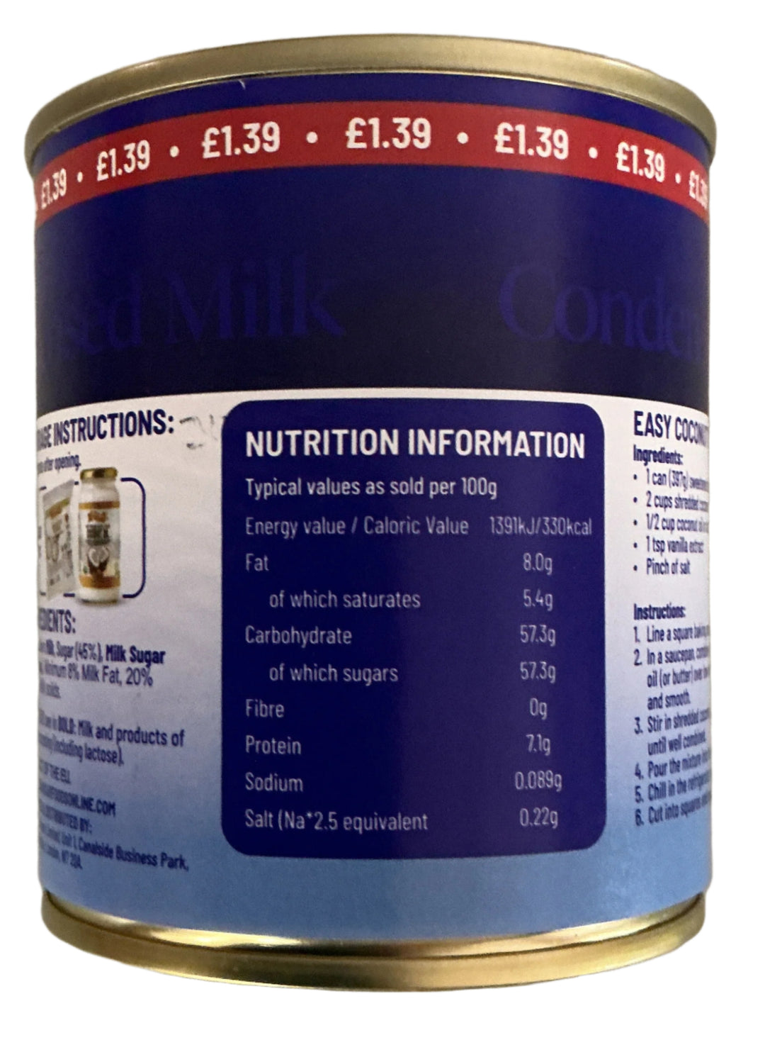 Shankar Sweetened Condensed Milk 397g