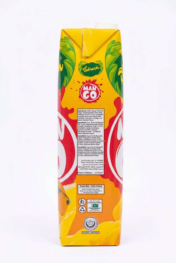 Refresh Fruit Drink Mango 1ltr