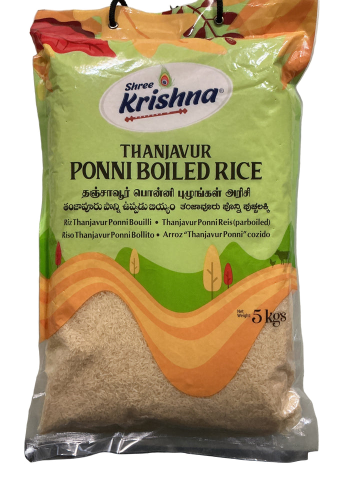 Shree Krishna Rice Thanjavur Ponni Boiled Rice 5Kg