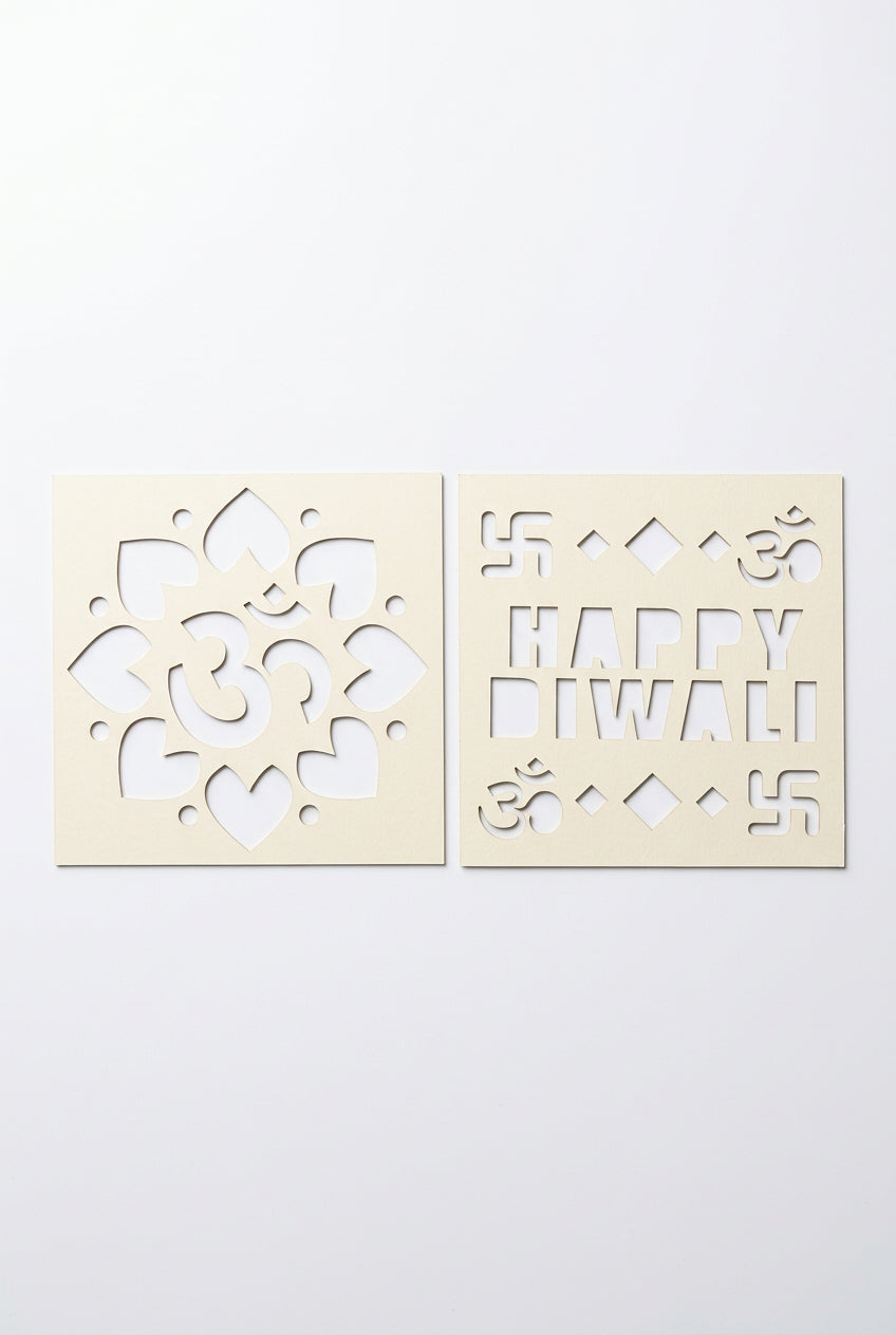 Rangoli Stencils Set of 2 Design 1