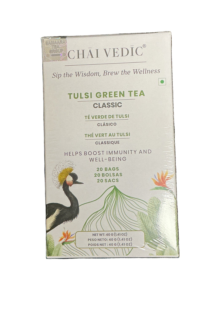 Chai Vedic Tea Tulsi Green Bags 40g