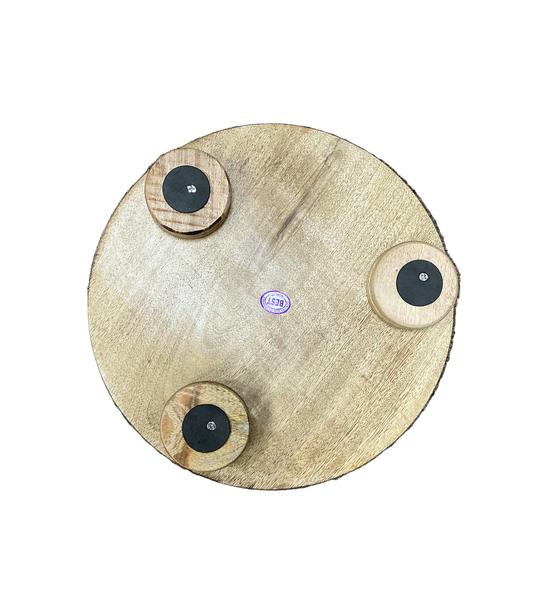 Wooden Chakla with Legs 12 Inch
