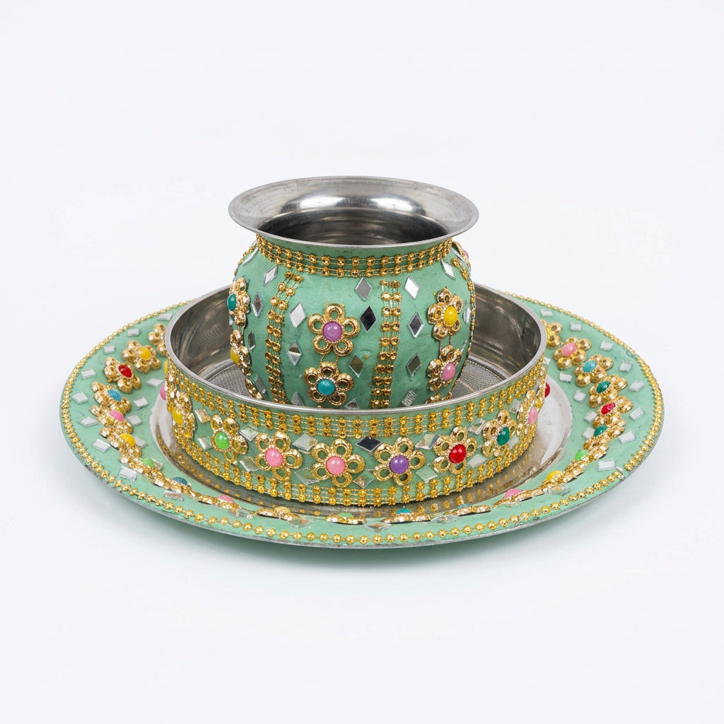 Karwa Chauth Thali Set Design 1