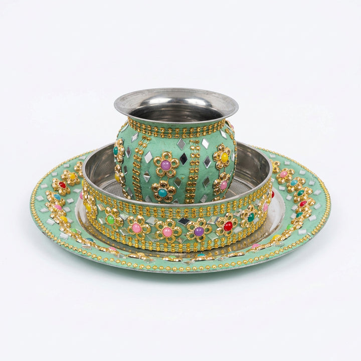 Karwa Chauth Thali Set Design 1