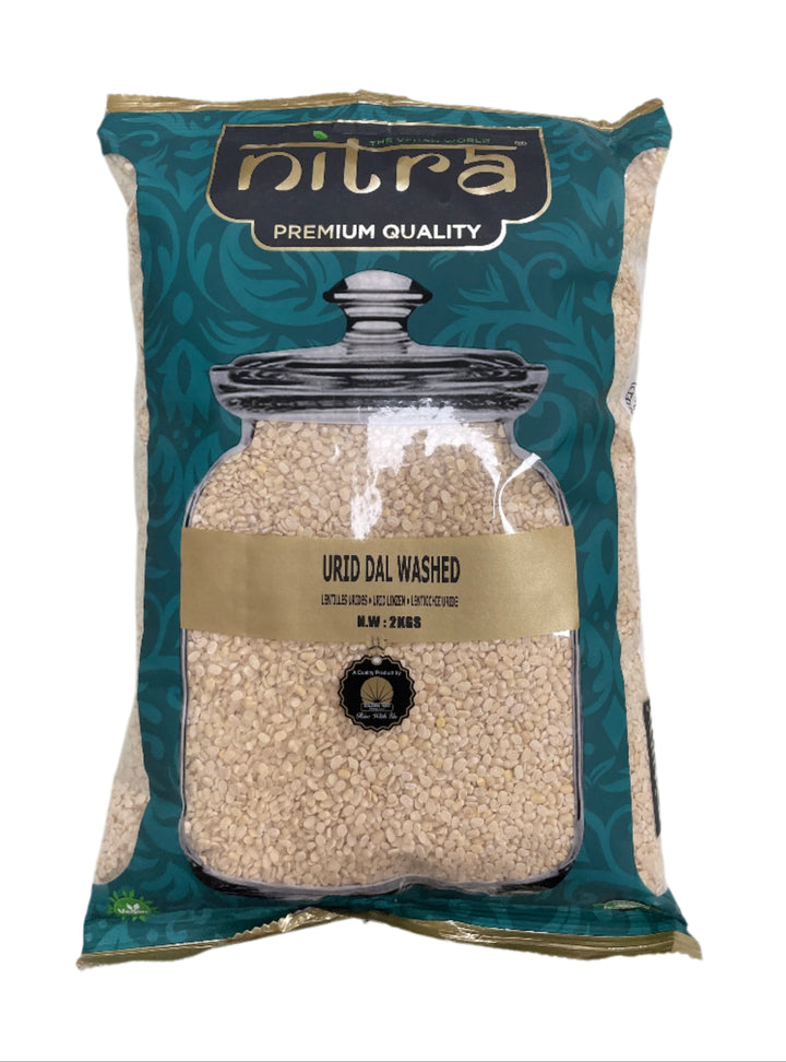 Nitra Lentils Urid Dall Washed Premium Quality 2Kg