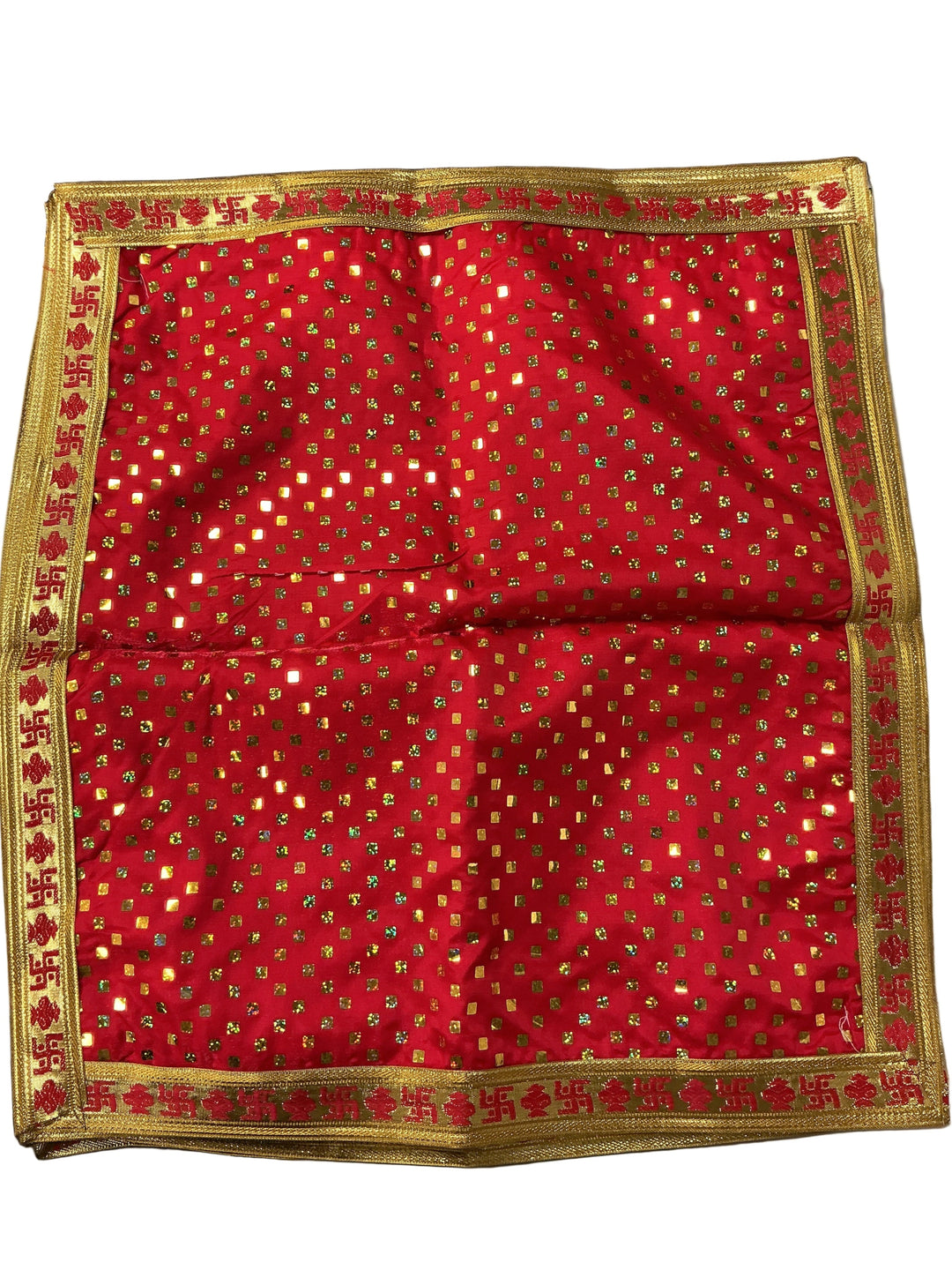 Diwali Pooja Chunari 1Pc Approx 55cmx50cm
