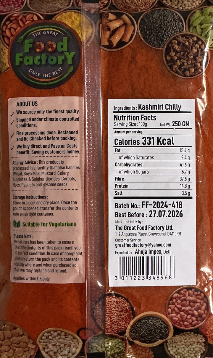 Food Factory Kashmiri Chilli Powder 250g