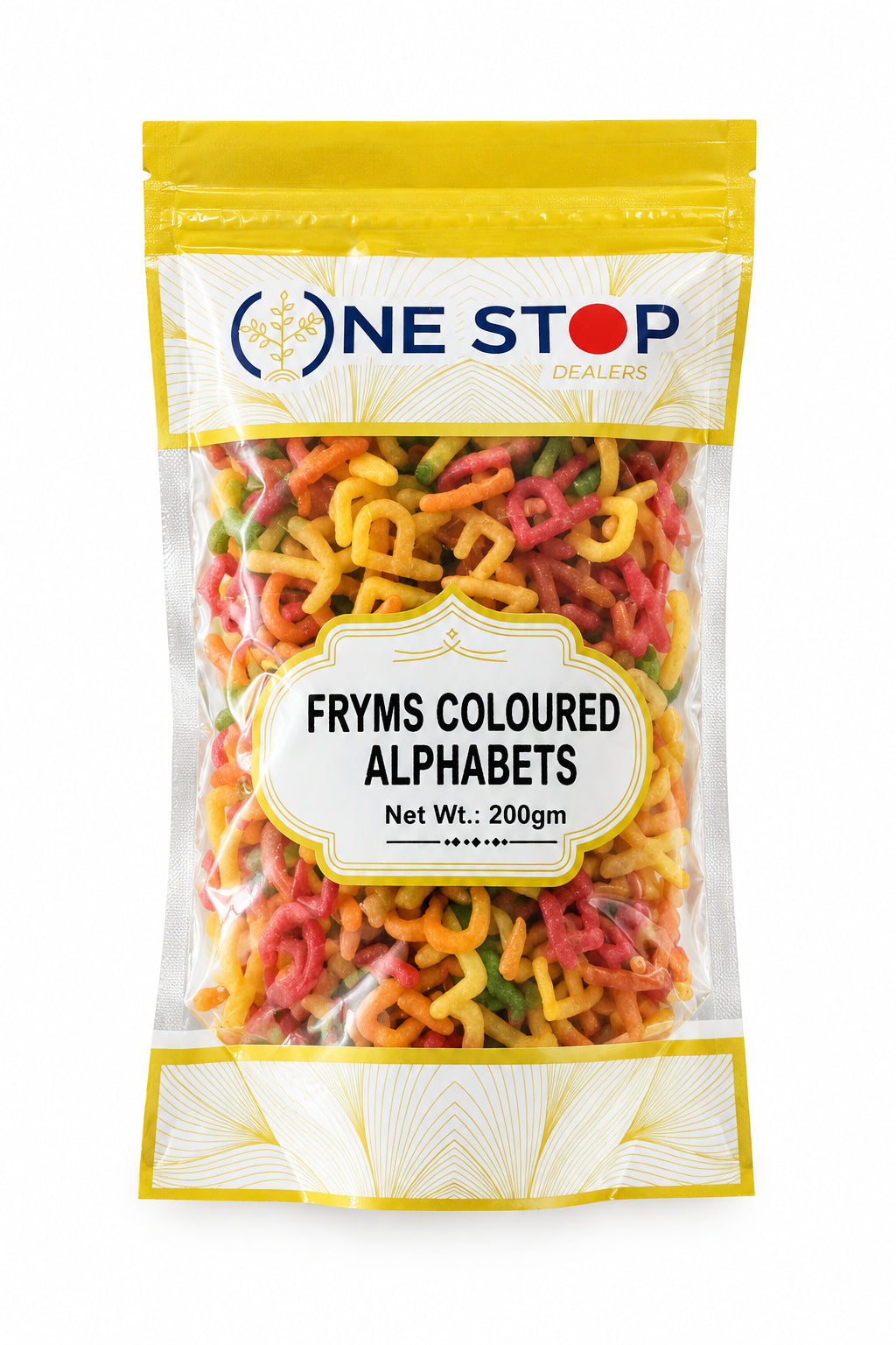 One Stop Fryms Coloured Alphabets  200g