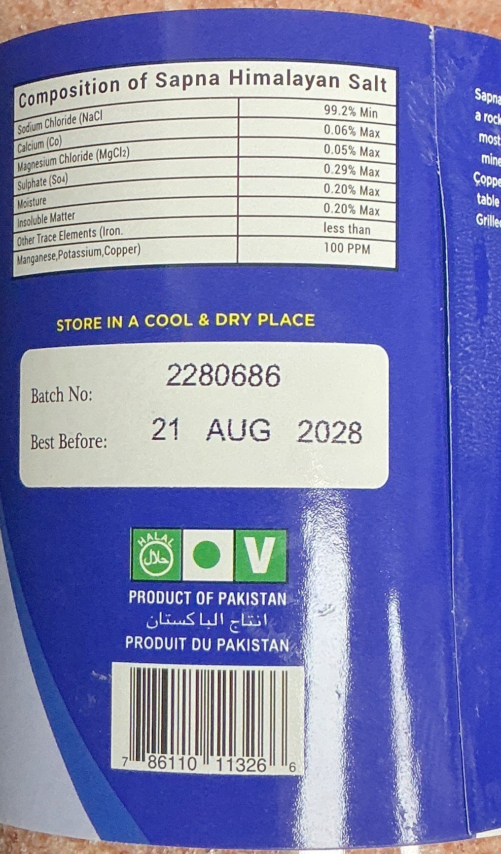 Sapna Himalayan Pink Salt 1Kg