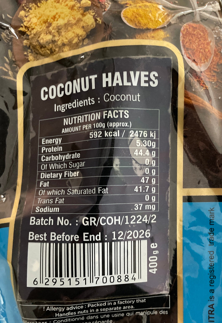 Nitra  Coconut Halves 400g