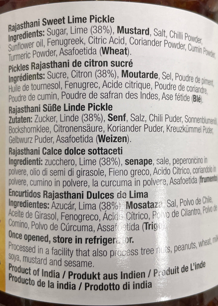 Ashoka Pickle Sweet Lime 575g