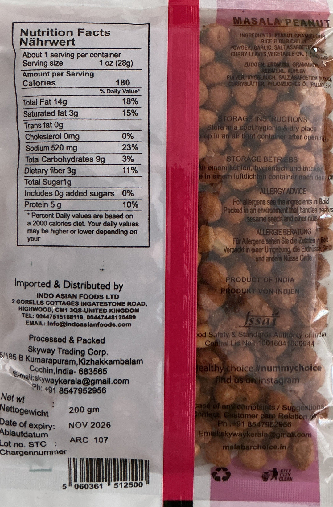 Malabar Choice Masala Peanut 200g