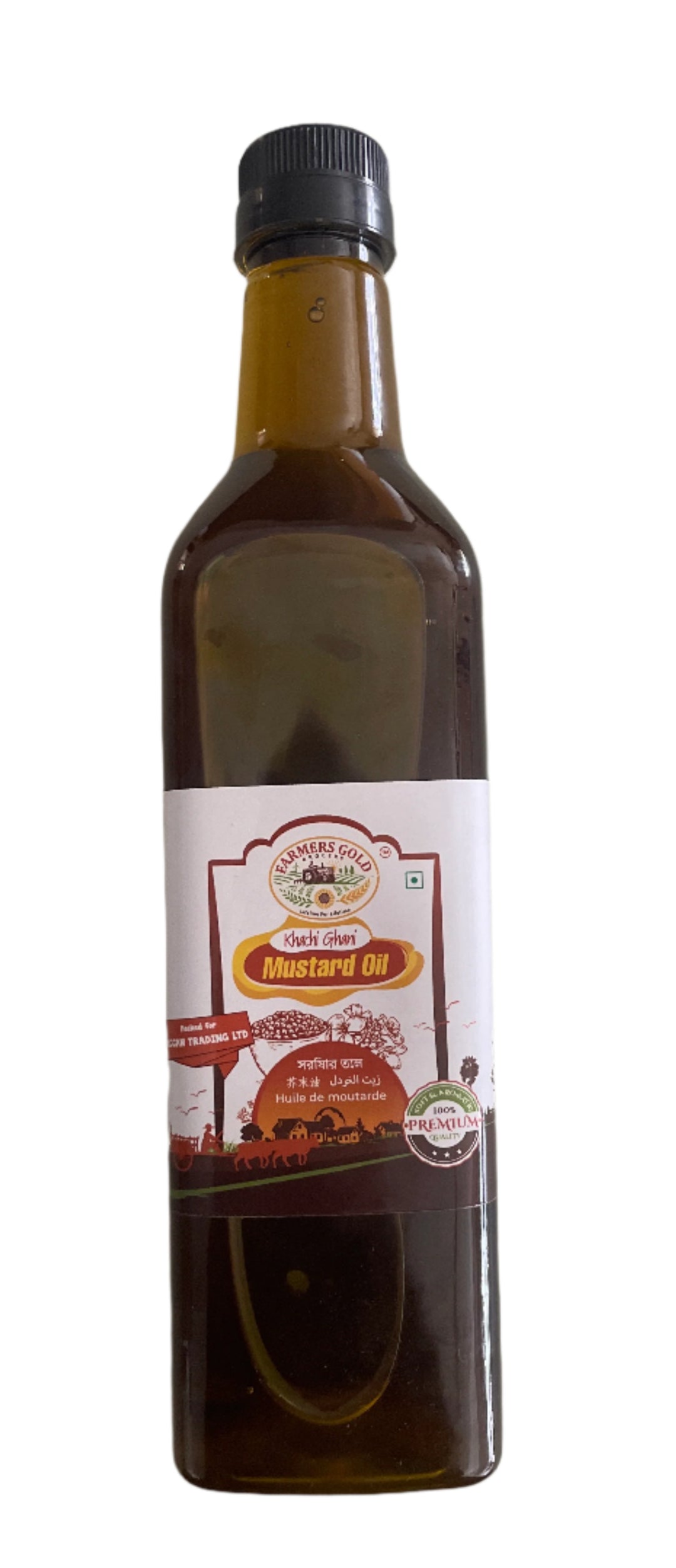 Farmers Gold Khachi Ghani Mustard Oil 1ltr