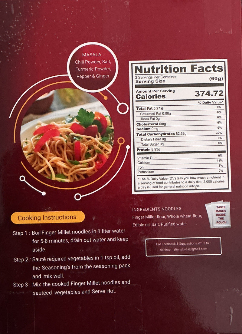Shree Krishna Ragi Noodles 180g