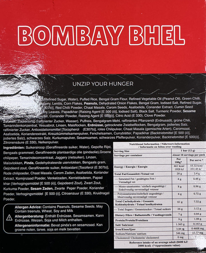 Chitale Bandhu Binge Bar Bombay Bhel 10x12g