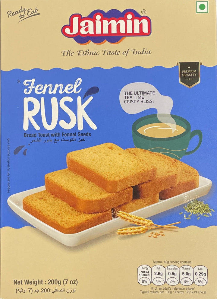 Jaimin Rusk Fennel 200g