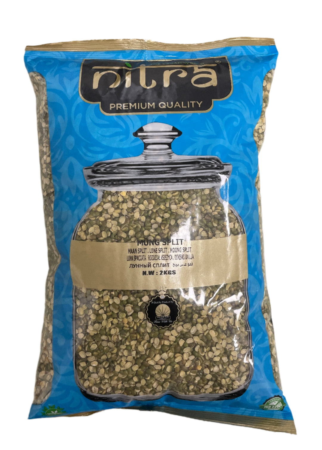 Nitra Beans Mung Split Premium Quality 2Kg