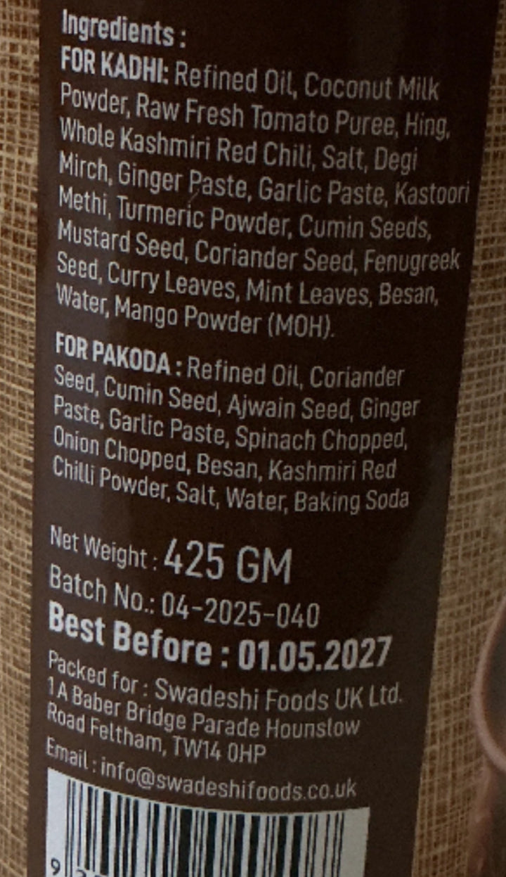 Food Factory Kadhi Pakoda 425g