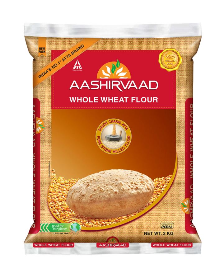 Aashirvaad Atta Whole Wheat Flour 2Kg