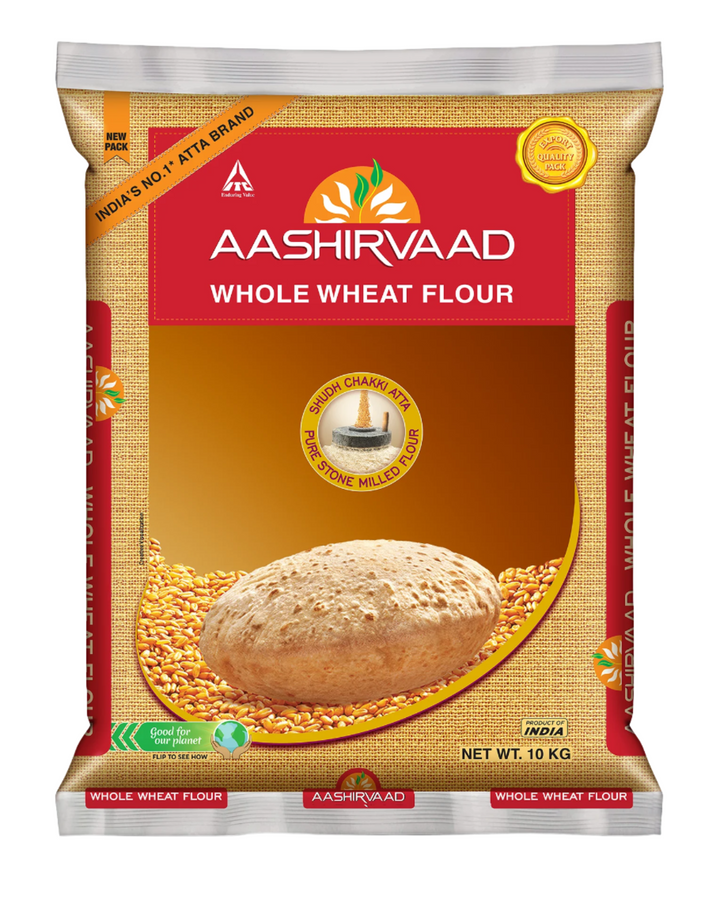 Aashirvaad Flour Whole Wheat Chakki Atta 10Kg