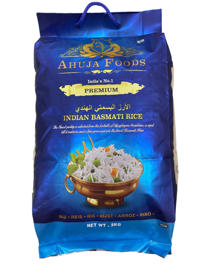 Ahuja Foods Rice Premium Indian Basmati 10kg 2 x 5kg