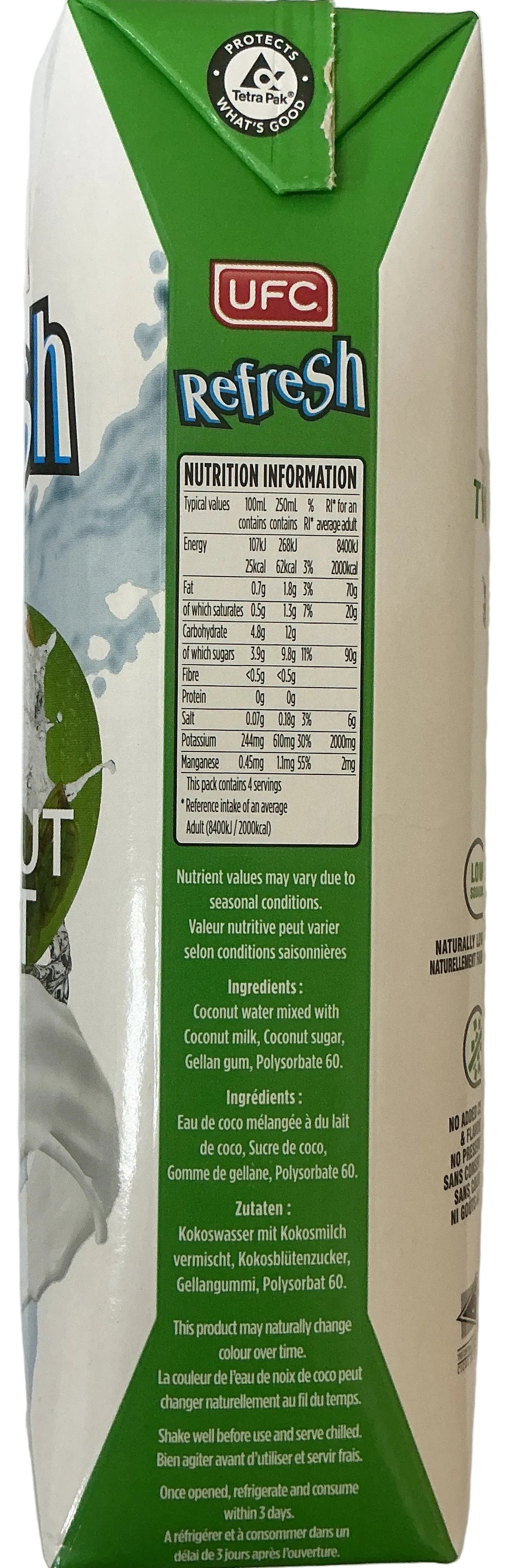 UFC Refresh Coconut Twist 1ltr