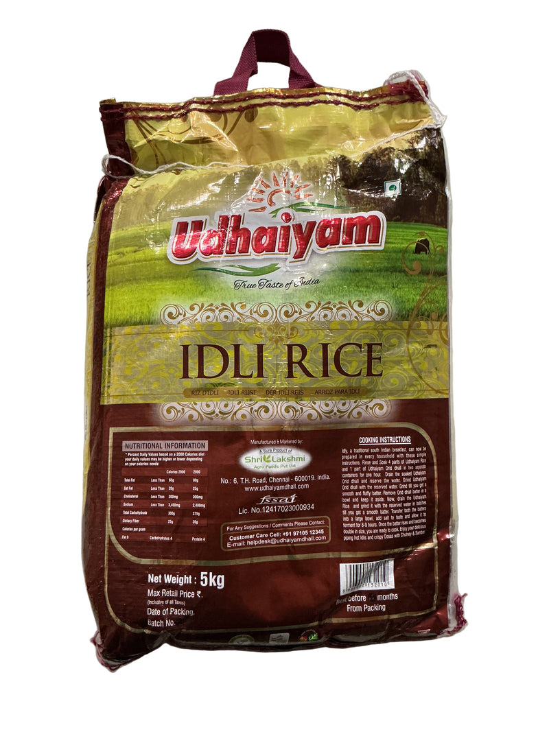 Udaiyam Idli Rice 5Kg