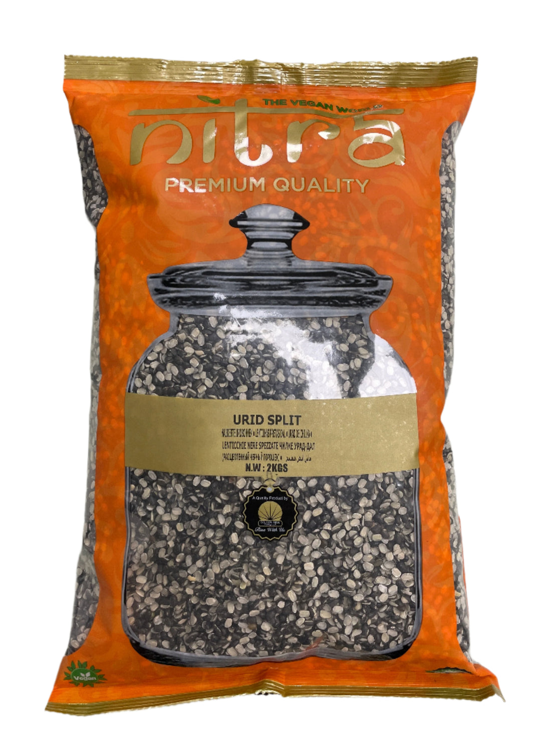 Nitra Lentils Urid Split Dall Premium Quality 2Kg