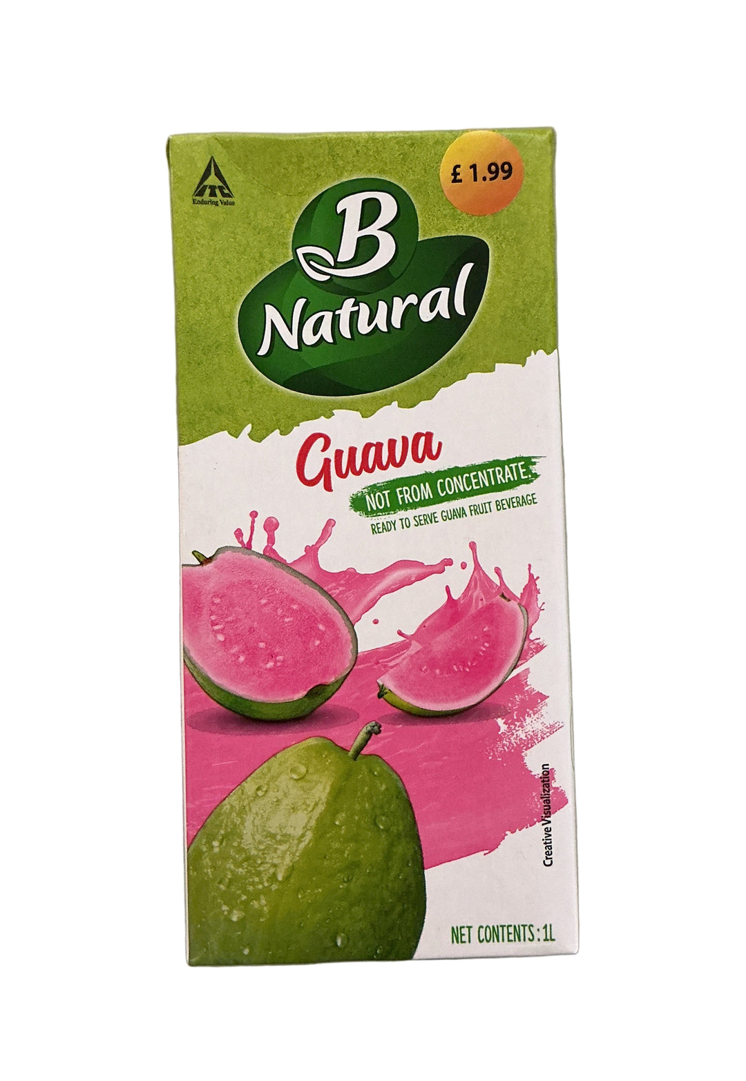B Natural Juice Guava 1ltr