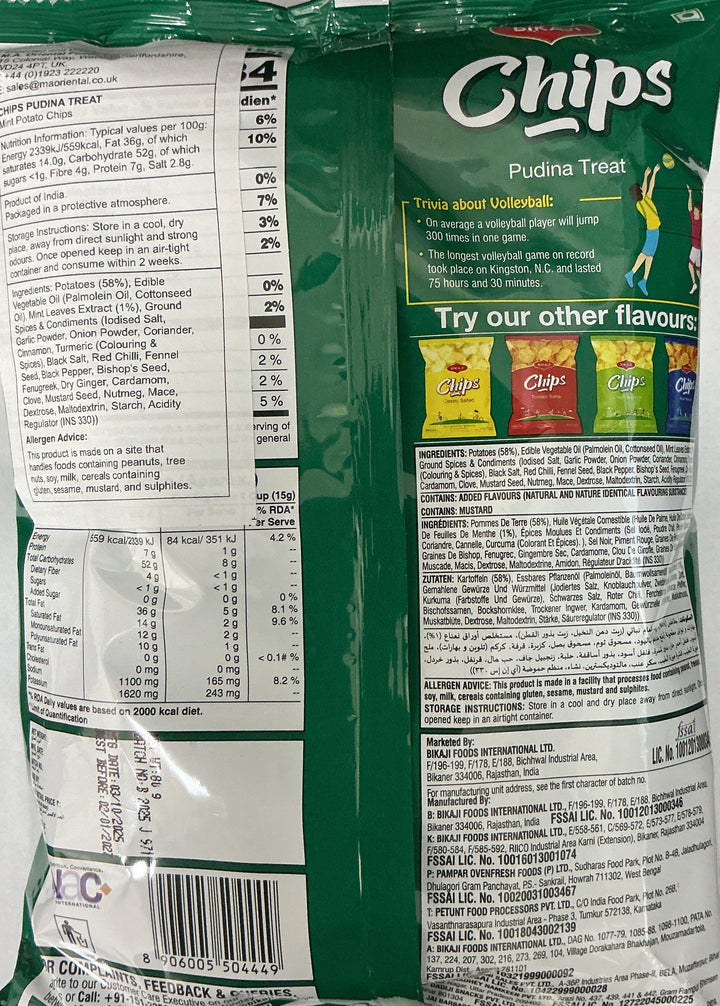 Bikaji Chips Pudina Treat 80g Mix &amp; Match Buy 1 Get 1 Free