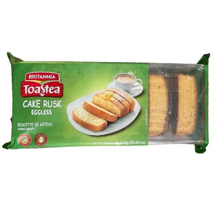 Britannia Toastea Cake Rusk Eggless 550g