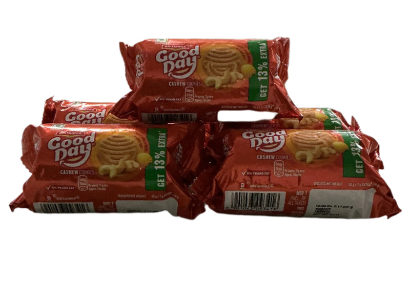 Britannia Good Day Cookies Cashew 60g 5pk