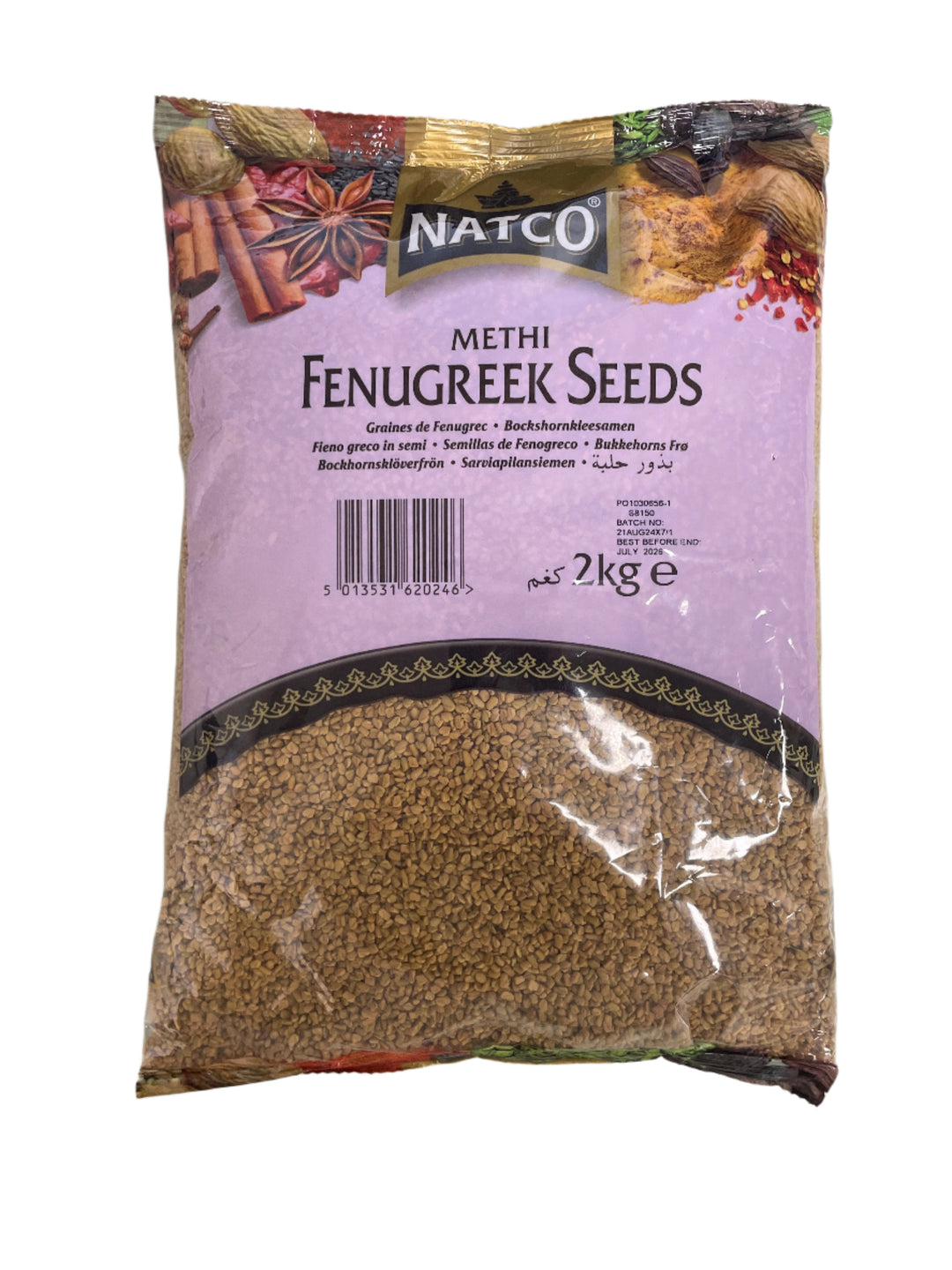 Natco Methi Fenugreek Seeds 2Kg