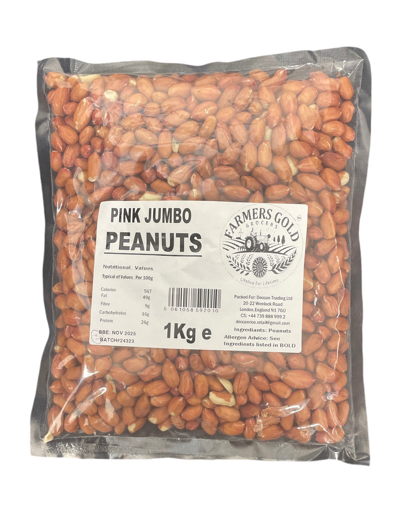Farmers Gold Pink Jumbo Peanuts 1Kg