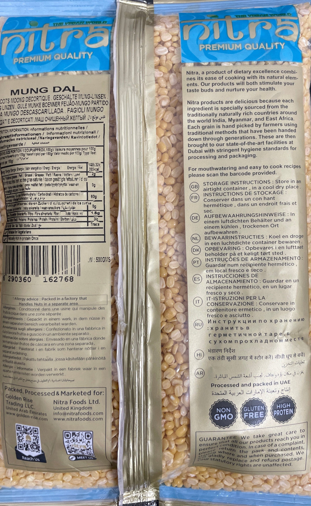 Nitra Lentils Mung Dall 500g Buy 1 Get 1 Free Mix & Match