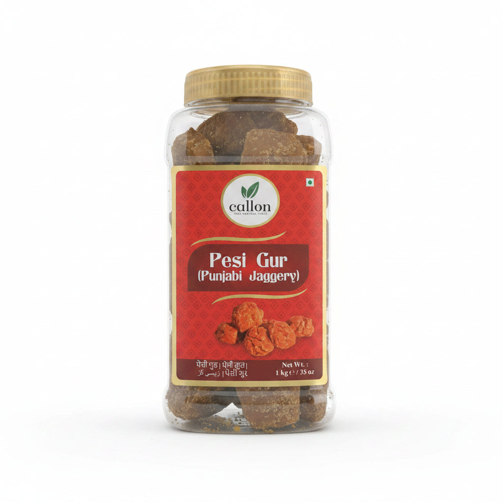 Callon Jaggery Pesi Gur Premium Quality 1Kg