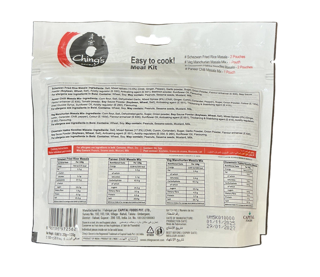 Chings Desi Chinese Combo Pack 120g
